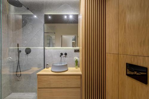 Kúpeľňa v ubytovaní Apartament Sady # 110