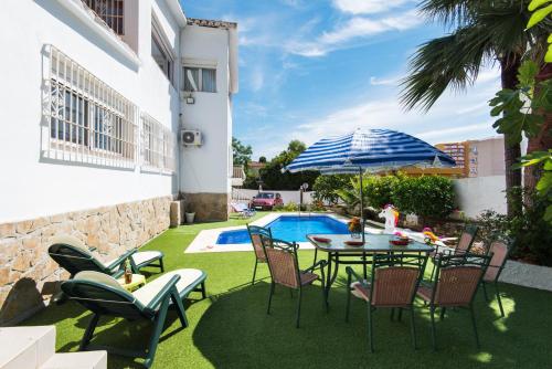 Villa Palm Beach Marina Benalmadena 3 min walking from the sea