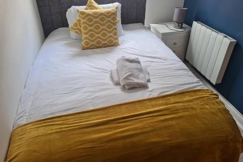 Postel nebo postele na pokoji v ubytování St Patricks Avenue apartment