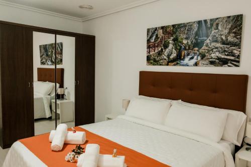 Кровать или кровати в номере La Terreta