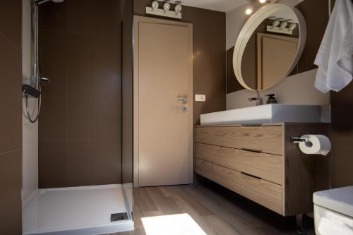 Kúpeľňa v ubytovaní Lumaja luxury apartman
