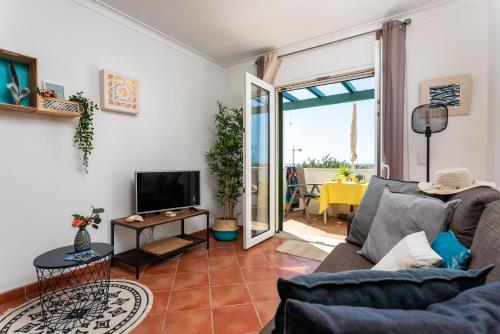 sunny apartment with balcony