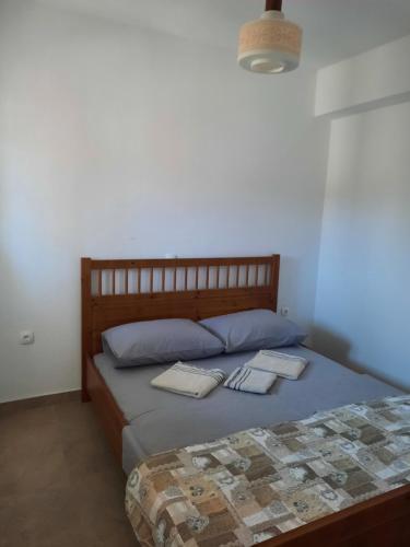 Postel nebo postele na pokoji v ubytování Stone house Zgogo