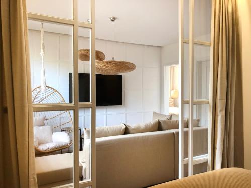 Postel nebo postele na pokoji v ubytování Apartamenty Forest&Sea