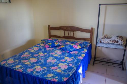 Uma cama ou camas num quarto em Casa Azul