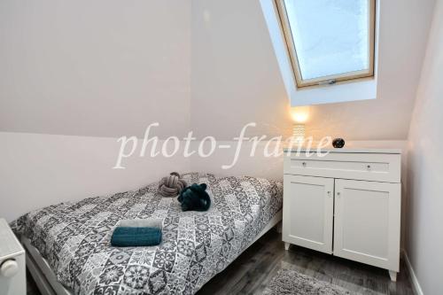 Postel nebo postele na pokoji v ubytování Apartament w Bieszczadach U Kowala