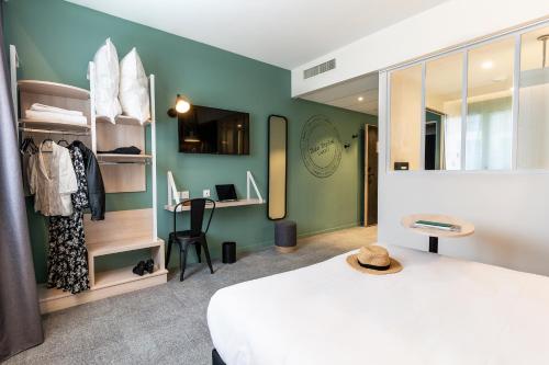 Katil atau katil-katil dalam bilik di ibis Styles Limoges Centre