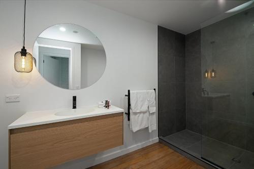 Koupelna v ubytování Apartments on Moray