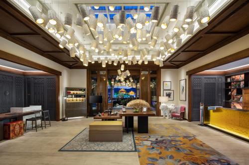 Χώρος καθιστικού στο Hotel Indigo Diqing Moonlight City by IHG