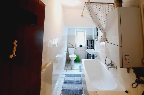 Koupelna v ubytování Work & Stay Apartment mit TV & WLAN