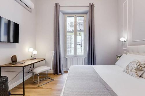 Postel nebo postele na pokoji v ubytování Migliori Collection Apartment via Modena