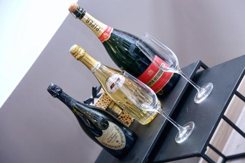 Boissons dans l'établissement SuiteDreams - Bubble Suite Liège
