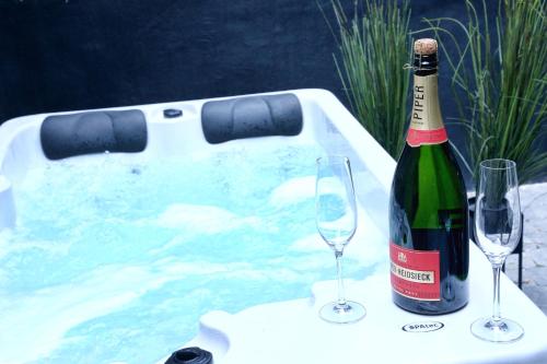 Boissons dans l'établissement SuiteDreams - Bubble Suite Liège