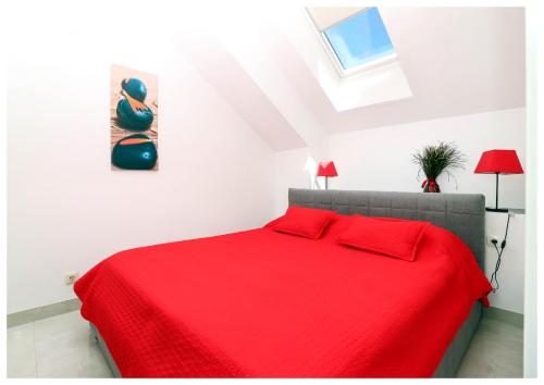 Postel nebo postele na pokoji v ubytování Apartment Jerko 2
