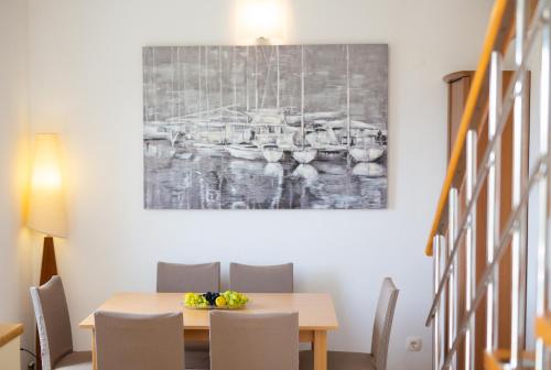 Χώρος καθιστικού στο Apartments Adria Danka