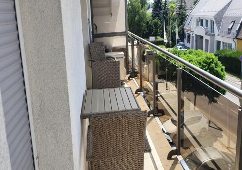 Balkón alebo terasa v ubytovaní Central Holiday Apartment