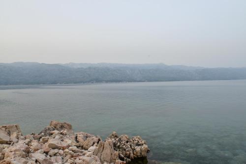a view of a large body of water at Apartment Olive in Jovići
