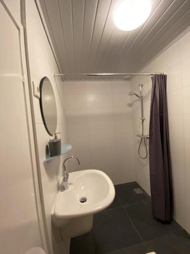Koupelna v ubytování Veldzicht Brunsting