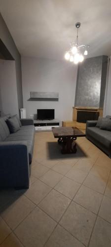 Χώρος καθιστικού στο Seaside Deluxe Apartment