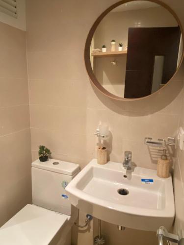 Koupelna v ubytování APPARTEMENT KARIAT CABO