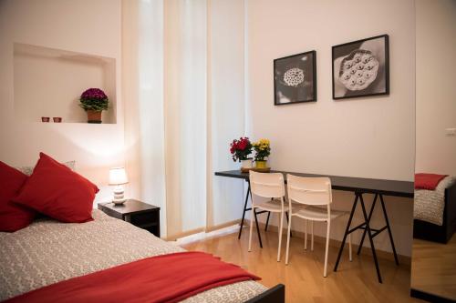 Posteľ alebo postele v izbe v ubytovaní Principe Apartment