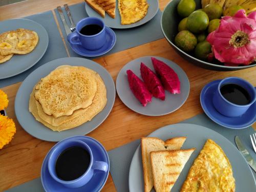 Jídlo v vily nebo okolí