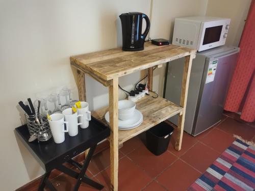 Dapur atau dapur kecil di Sun Deck Lodge