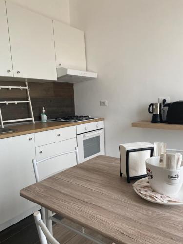 Kuchyň nebo kuchyňský kout v ubytování B&B Libertà
