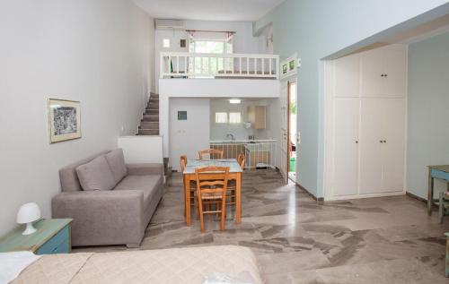 Χώρος καθιστικού στο Lido Apartments Tolo