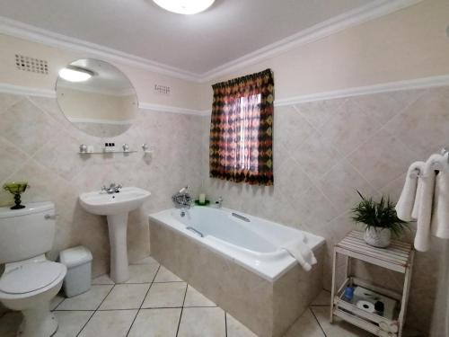 A bathroom at Casa Romana B&B