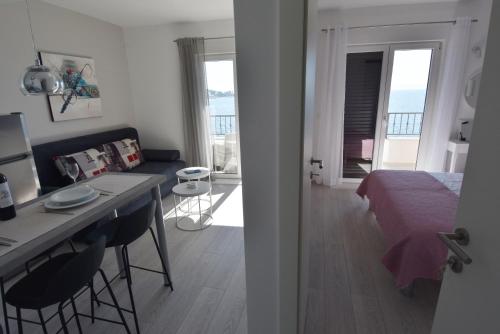 Ένα ή περισσότερα κρεβάτια σε δωμάτιο στο Villa NEDE 2