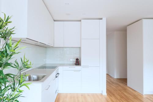 Cucina o angolo cottura di HITrental Basel Apartments