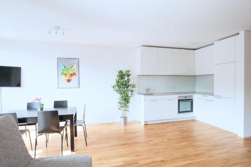Cucina o angolo cottura di HITrental Basel Apartments