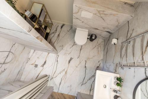 Koupelna v ubytování Smėlynas Boutique & SPA