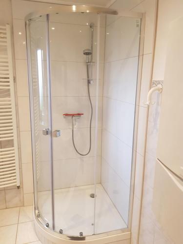 Ένα μπάνιο στο Ferienwohnung im Springerhof