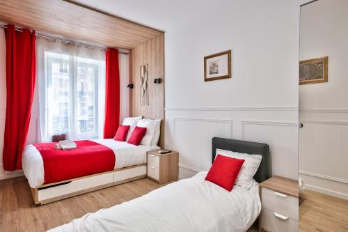 Postelja oz. postelje v sobi nastanitve 81 - Paris Luxe Sebastopol