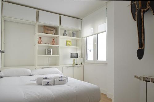 Postel nebo postele na pokoji v ubytování Arraun - Basque Stay