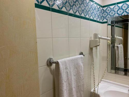 Koupelna v ubytování Hotel Tunisie Confort