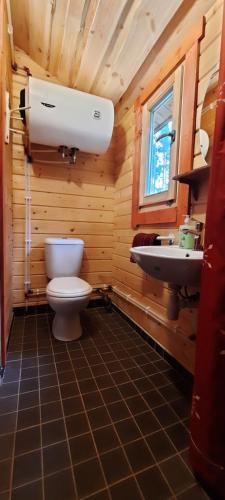 Een badkamer bij Järve Cottages