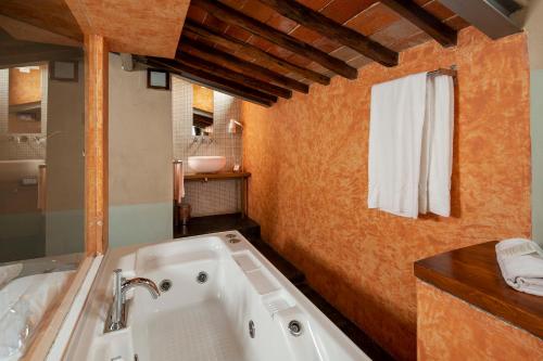Koupelna v ubytování Hotel Le Capanne