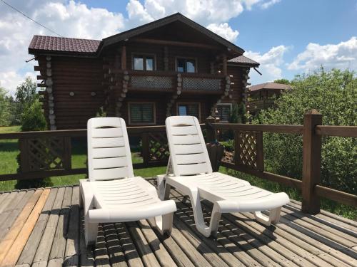 Μπαλκόνι ή βεράντα στο Cottage Radomyshl'
