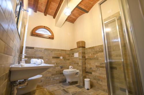 Kúpeľňa v ubytovaní Agriturismo Poggio Ridulfo