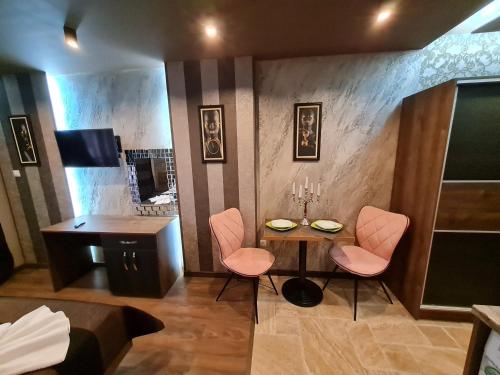 Posezení v ubytování MitProt luks studio Panorama Bay 2 ap.105
