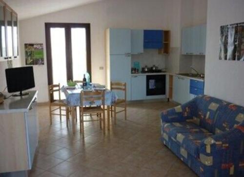 Η κουζίνα ή μικρή κουζίνα στο Appartamento vista mare