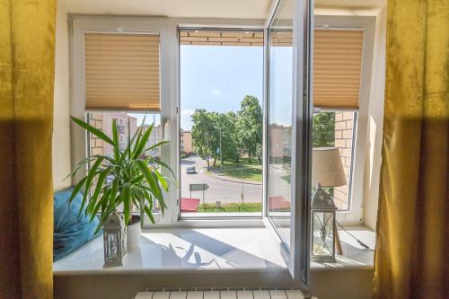 Μπαλκόνι ή βεράντα στο Apartament z jacuzzi