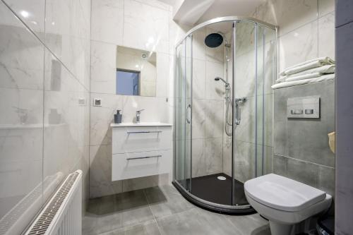 Kúpeľňa v ubytovaní Apartamenty w Górach Sowich
