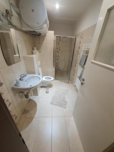 Ένα μπάνιο στο Apartmány HAVLÍČKOVA 423