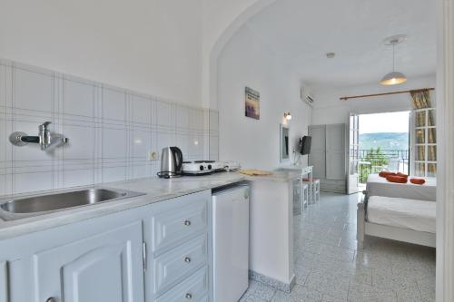 A kitchen or kitchenette at Fotini Studios