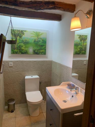 Kylpyhuone majoituspaikassa Casa Inés