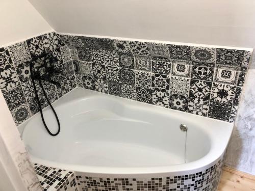 Koupelna v ubytování Apartmán Vila Rosenberg